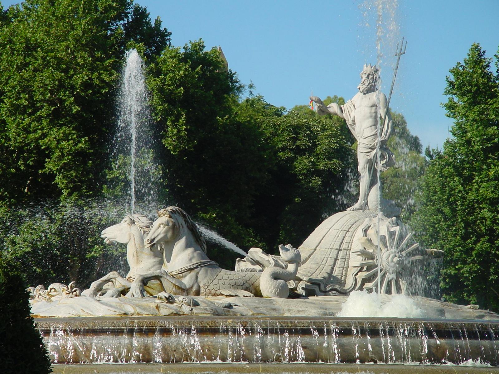Fonte de Netuno no Museu do Prado